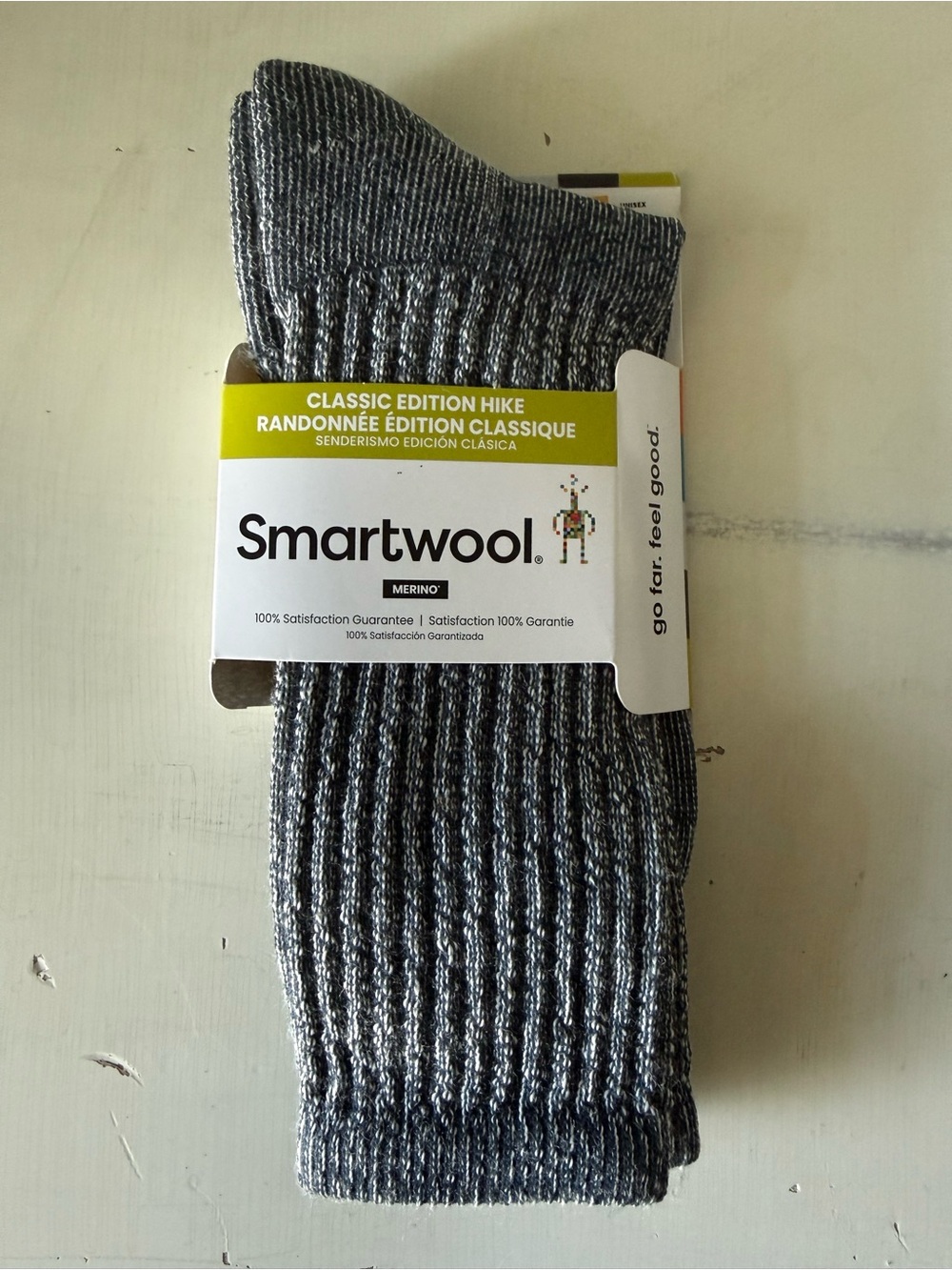 SmartWool Classic edition hike crew sock • NWT • Unisex Large